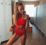 Criss Cross Pole Wear, Pole Outfit, Pole Dance Top Little Shorts, Workout Outfit, Polewear Costume, Shorts and Top, Dance Wear for Stripper