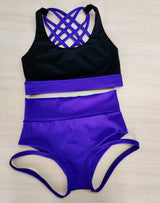 Poledance Top and Shorts, Pole Dance Wear Set, Stripper Outfit, Polewear Suit, Elegant Pole Costume, Lap Dance Wear, Dancer Outfit Strippe