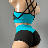 Pole Dance Outfit, Pole Dance Wear Set, Pole Dance Costume, Pole Dance Shorts and Top, Twerking Wear, Pole Light Wear, Dancer Outfit Strippe