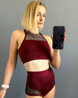 Pole Dance Outfit, Hot Dance Wear, Pole Dance Set with Mesh, Sexy Pole Dance Shorts and Top, Lap Dance Wear, Stripper Outfits with Shorts