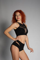 Pole Dance Sexy Wear, Pole Dance Set, Sheer Pole Dance Costume, Pole Dance Mesh Top and Shorts, Pole Dance Set, Stripper Outfits with Shorts
