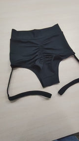 Shorts with Removable Suspenders, Shorts for Pole Dance, Twerk Booty Shorts, Stripper Outfits One Piece, High Waisted Shorts, Pole Shorts