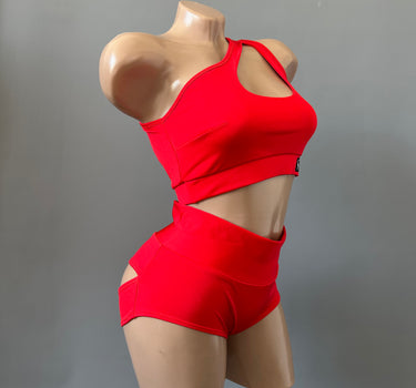 Pole Dance wear Outfit, Top Nimfa, Shorts Kitty