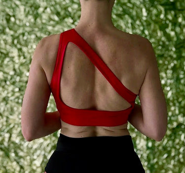 Pole Dance wear Top Nimfa, on the left shoulder