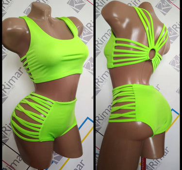 Ensemble Pole Dance, Elegant Pole Costume, Pole Dance Wear, Pole Top and Bottoms, High Waisted Straps Shorts, Polewear Suit, twerk uniform