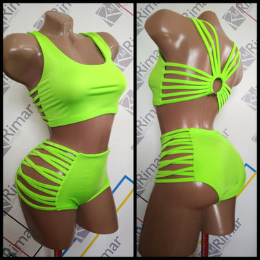 Ensemble Pole Dance, Elegant Pole Costume, Pole Dance Wear, Pole Top and Bottoms, High Waisted Straps Shorts, Polewear Suit, twerk uniform