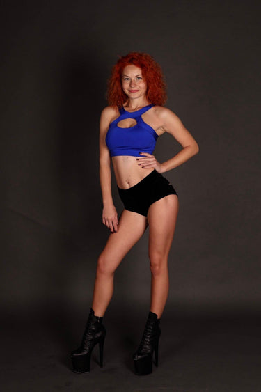 Pole Dance Unique Shorts, Sexy Pole Dance Shorts, Hot Dance Wear, Polewear Black Shorts, Velvet Pole Shorts, Stripper Outfits One Piece