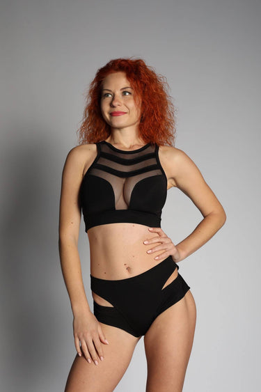 Pole Dance Sexy Wear, Pole Dance Set, Sheer Pole Dance Costume, Pole Dance Mesh Top and Shorts, Pole Dance Set, Stripper Outfits with Shorts
