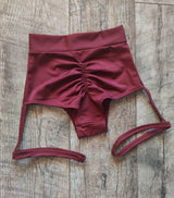 High Waist Pole Shorts, Shorts for Pole Dance, Shorts with Belts, Cheeky Shorts, Dance Wear Bottoms, Cheeky Bottom, Stripper Outfit