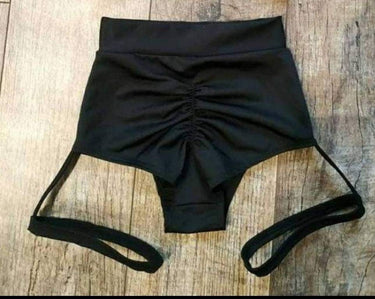 High Waist Pole Shorts, Shorts for Pole Dance, Shorts with Belts, Cheeky Shorts, Dance Wear Bottoms, Cheeky Bottom, Stripper Outfit
