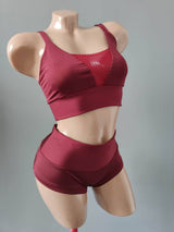Sexy Gym Clothes, Polewear Costume, Pole Dance Wear, Pole Top and Shorts, Pole Dance Wear Set, Elegant Pole Costume, Hot Dance Wear Set