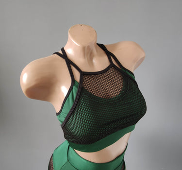 Pole Dance Costume, Crop Top with Mesh Insert, Pole Wear Outfit, Exotic Pole Dance, High Waisted Shorts with Top for Pole, Polewear Costume