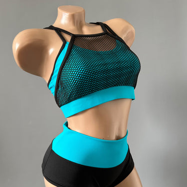 Pole Dance Outfit, Pole Dance Wear Set, Pole Dance Costume, Pole Dance Shorts and Top, Twerking Wear, Pole Light Wear, Dancer Outfit Strippe